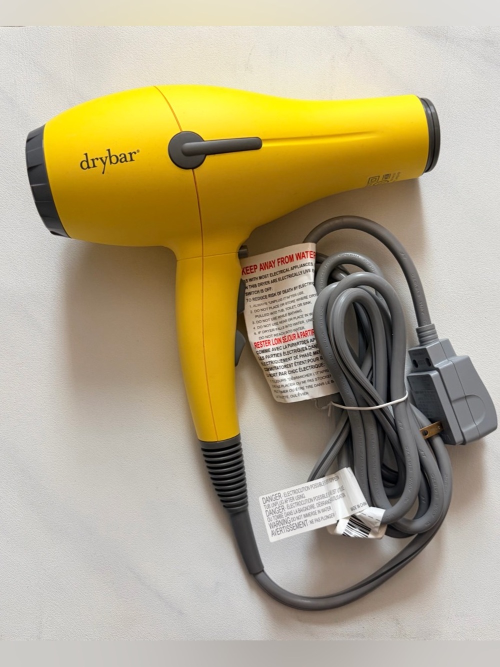Like New! Drybar Buttercup Hair Dryer with Attachments